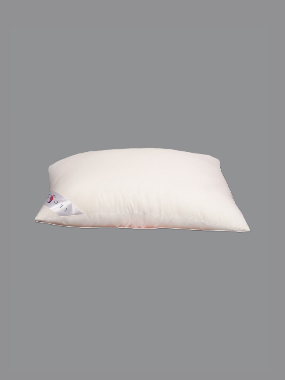 LEOSOFT White Fibre Filled Breathable Sleep Pillow