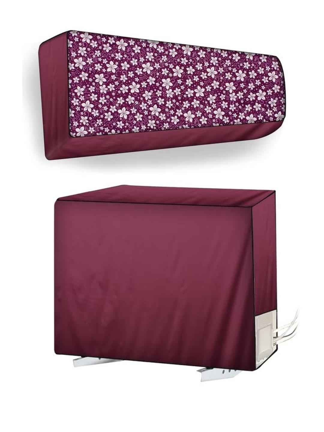 The Furnishing Tree Split AC Cover Set of Indoor and Outdoor Unit Used for 2 Ton Panasonic CS/CU-NU