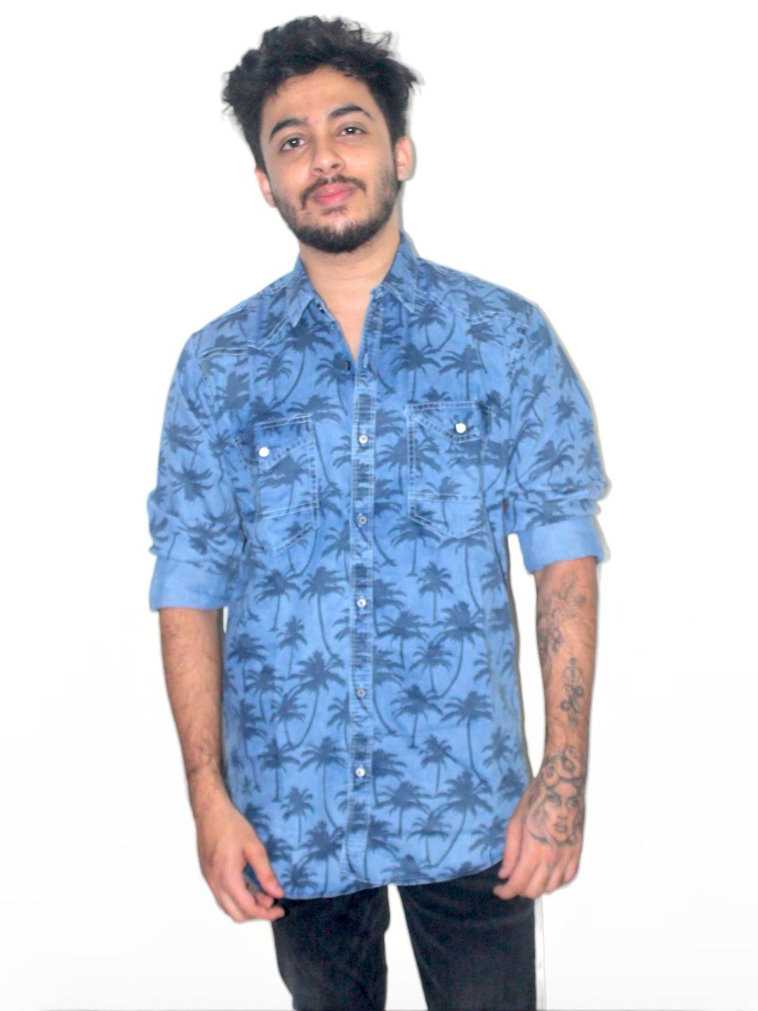 DENIMKING Men Blue Kurtas
