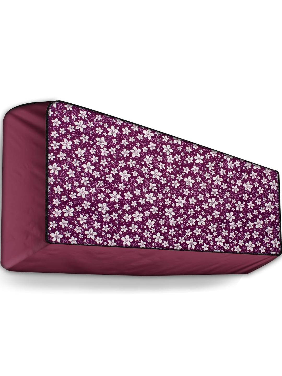 The Furnishing Tree Purple Plastic Air Conditioner Cover