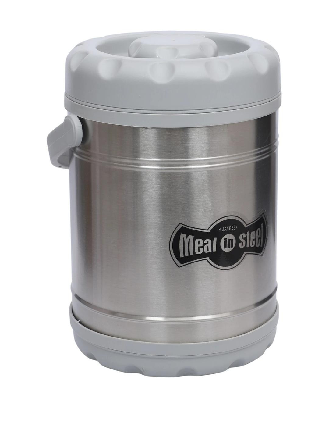 JAYPEE Meal In Steel Grey 4pcs Container Lunch Box