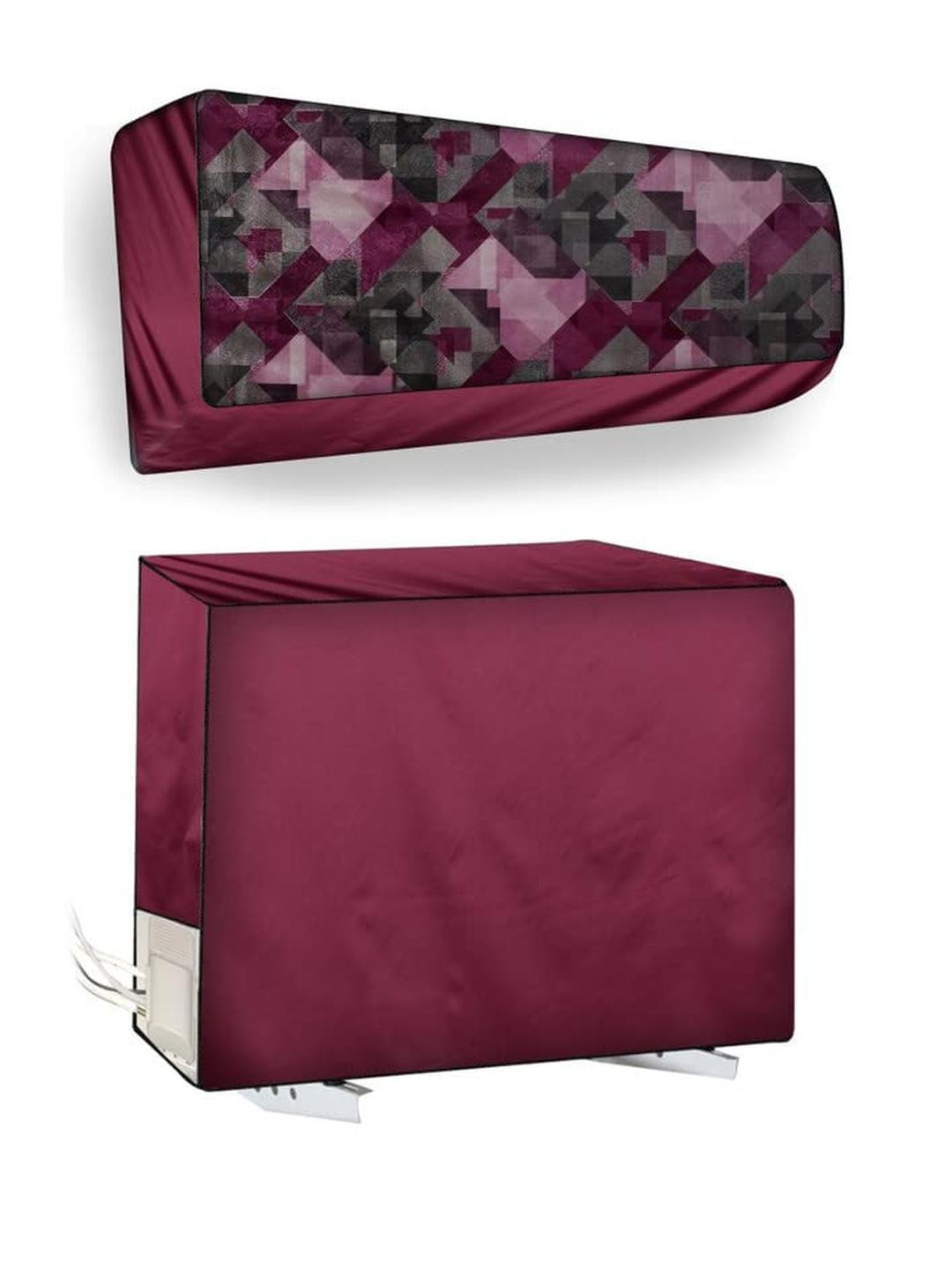 The Furnishing Tree Split AC Cover Set of Indoor and Outdoor Unit Used for 1.5 Ton LG PS-Q20SNZE Ch