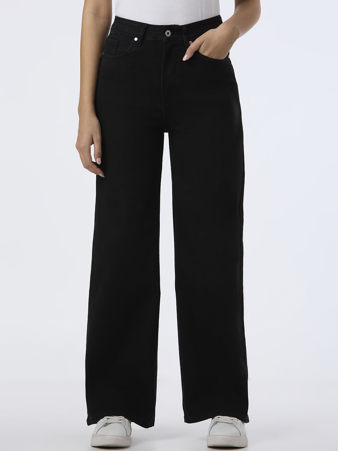 Pepe Jeans Women Hailey Relaxed Fit High-Rise Stretchable Jeans