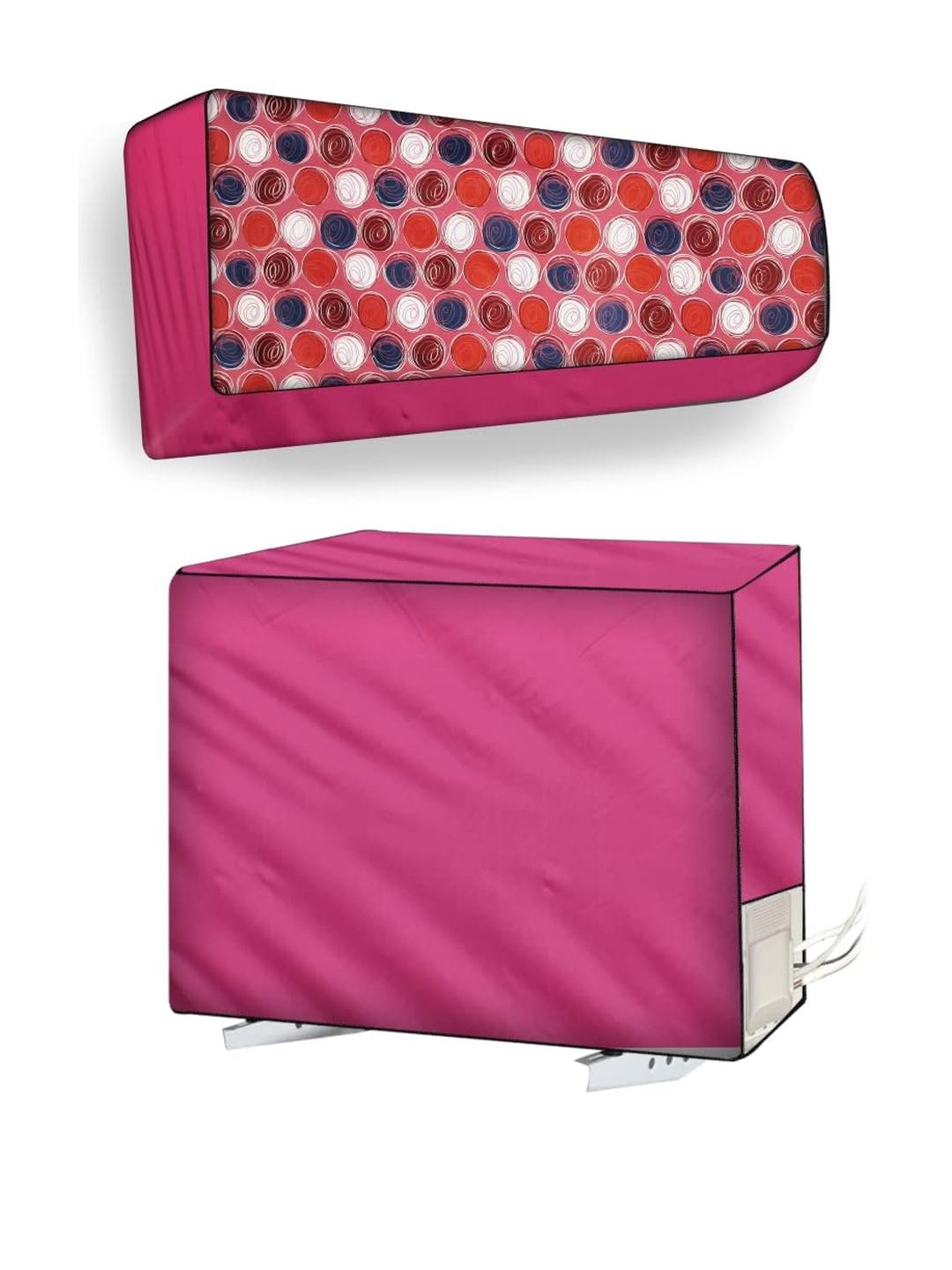 The Furnishing Tree Split AC Cover Set of Indoor and Outdoor Unit Used for 1.5 Ton Amazon Basics PB