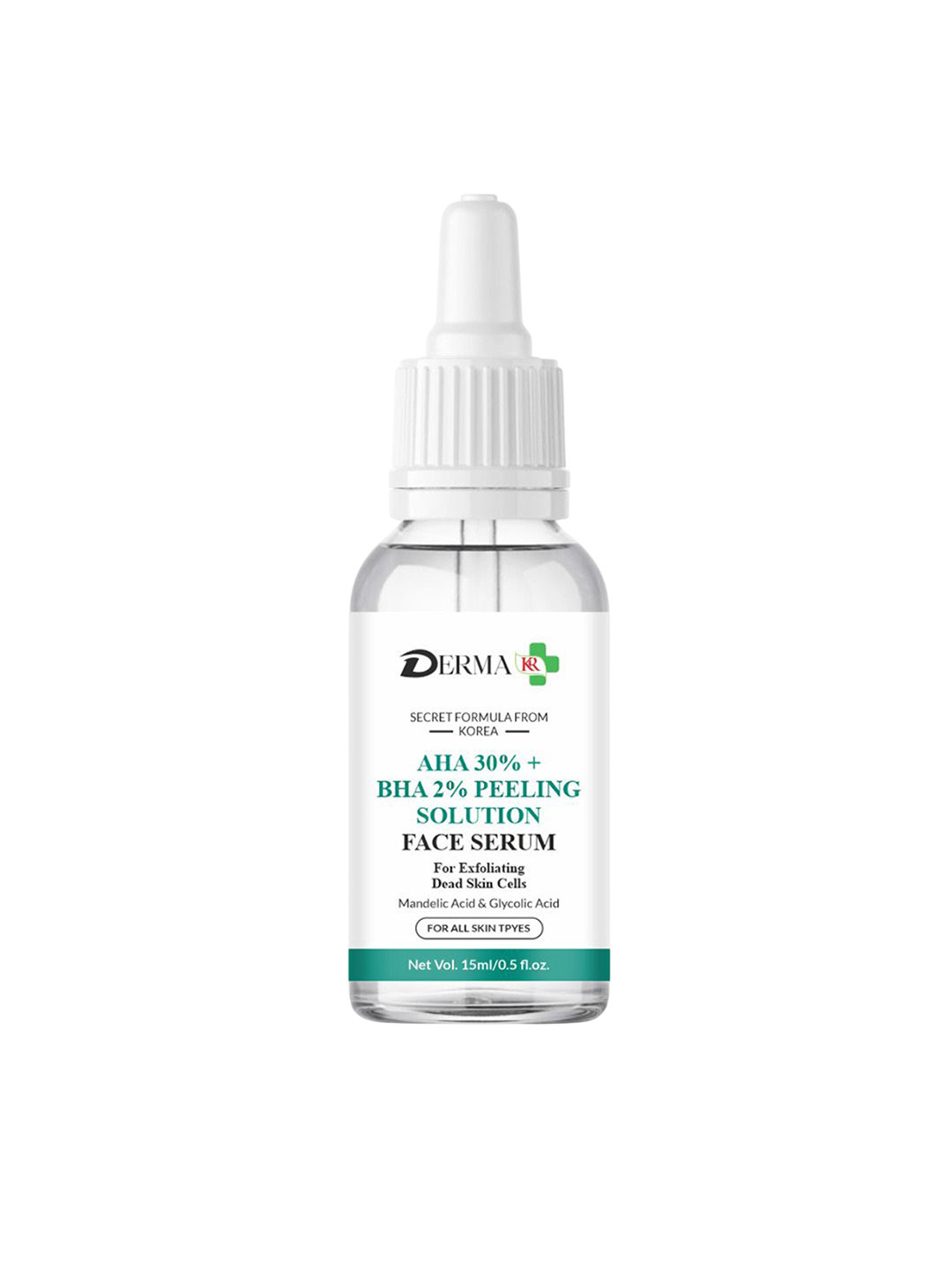 DERMA KR AHA 30% + BHA 2% Peeling Solution Serum - 15 ml