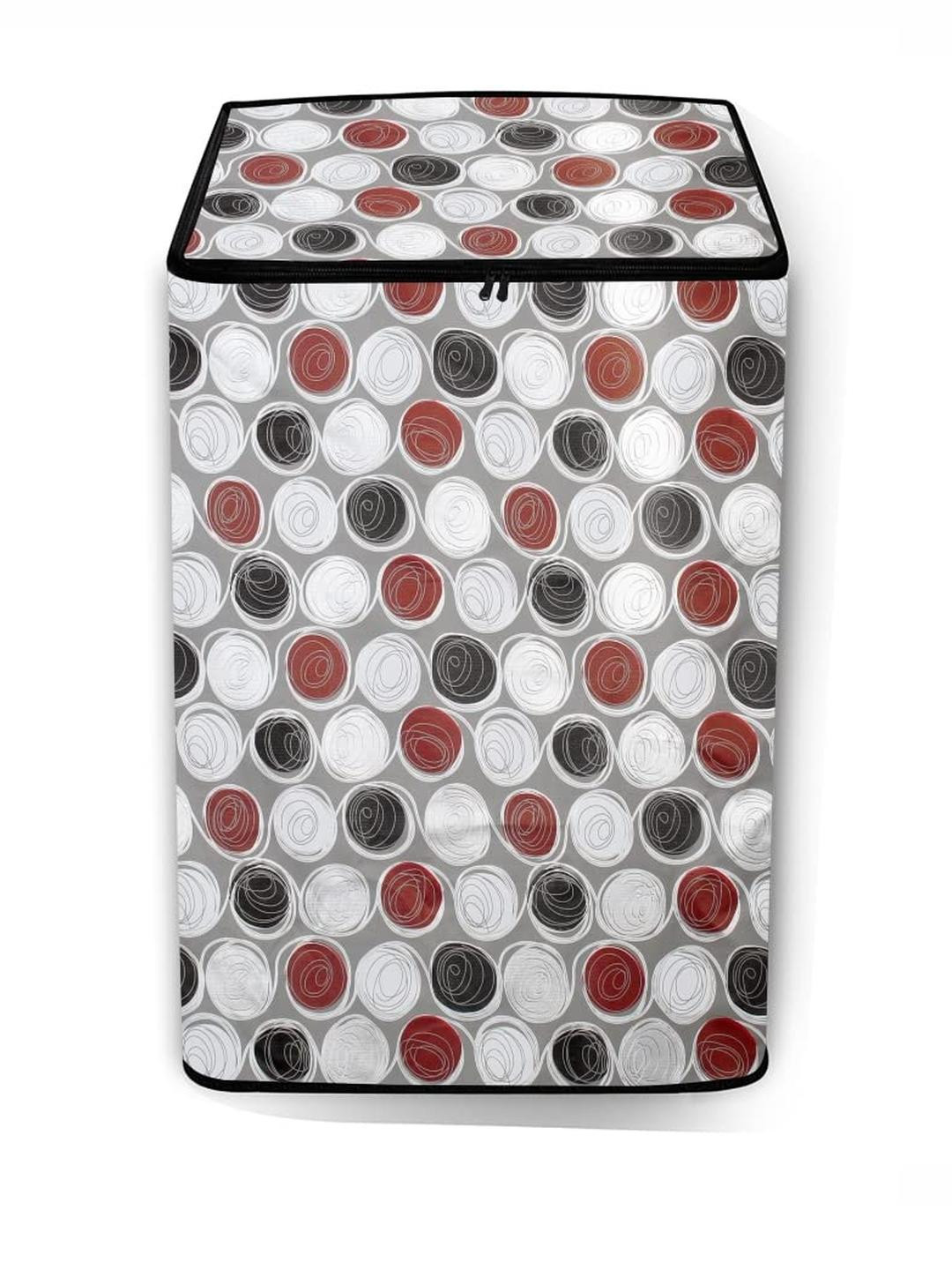 The Furnishing Tree Washing Machine Cover Abstract Pattern mgrey Compatible for Whirlpool 7.2 Kg Fu