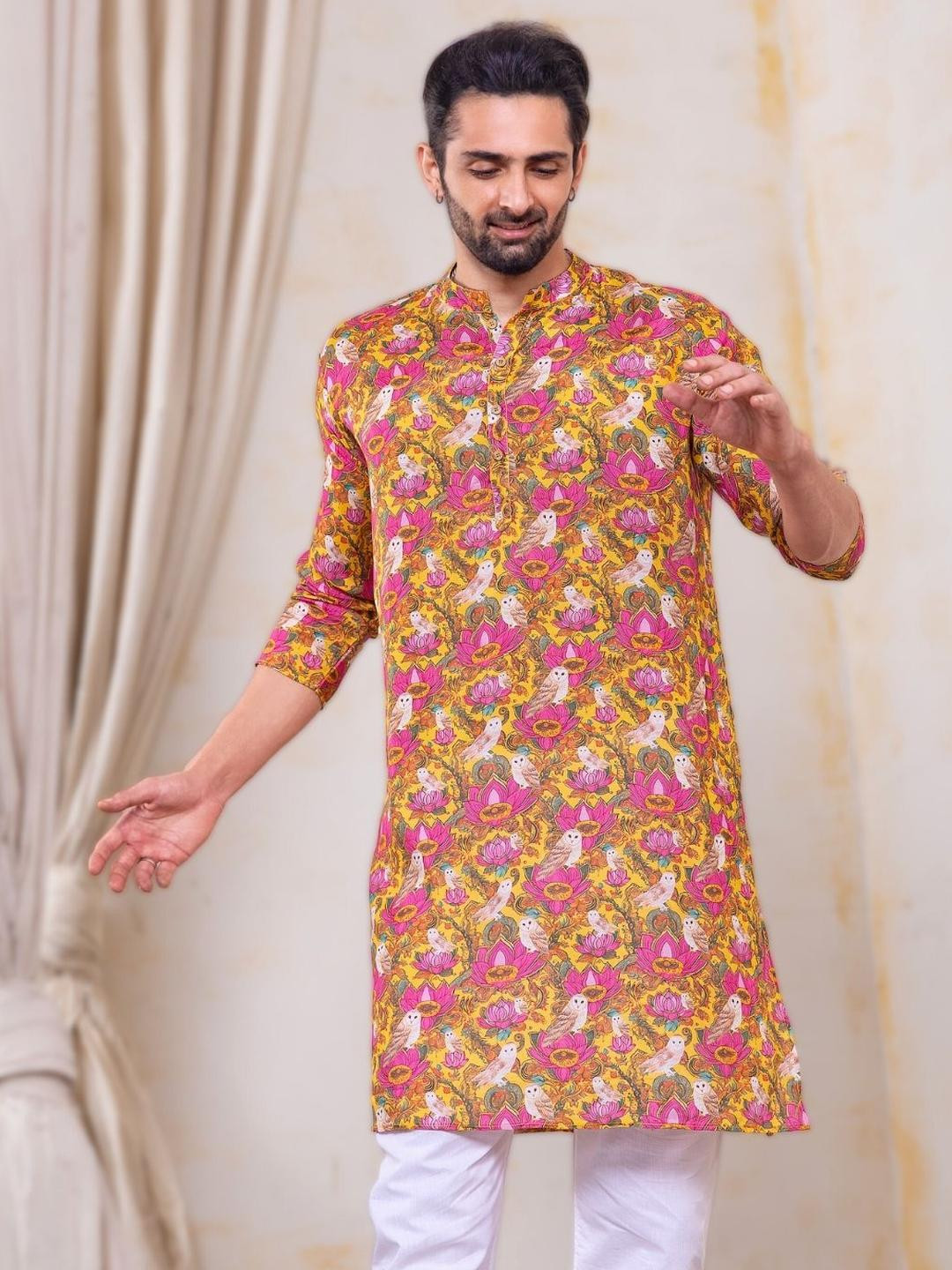 Viscose Silk Men's Kurta | Kamala