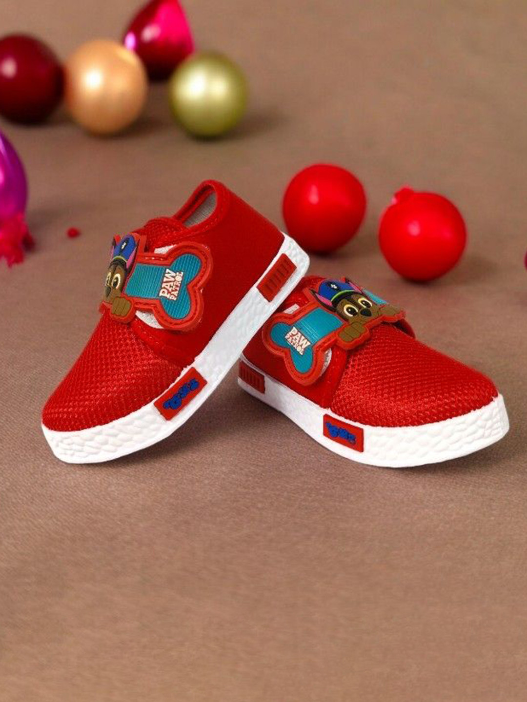 COOLZ CLZ Amaz Kids Woven Design Velcro Sneakers
