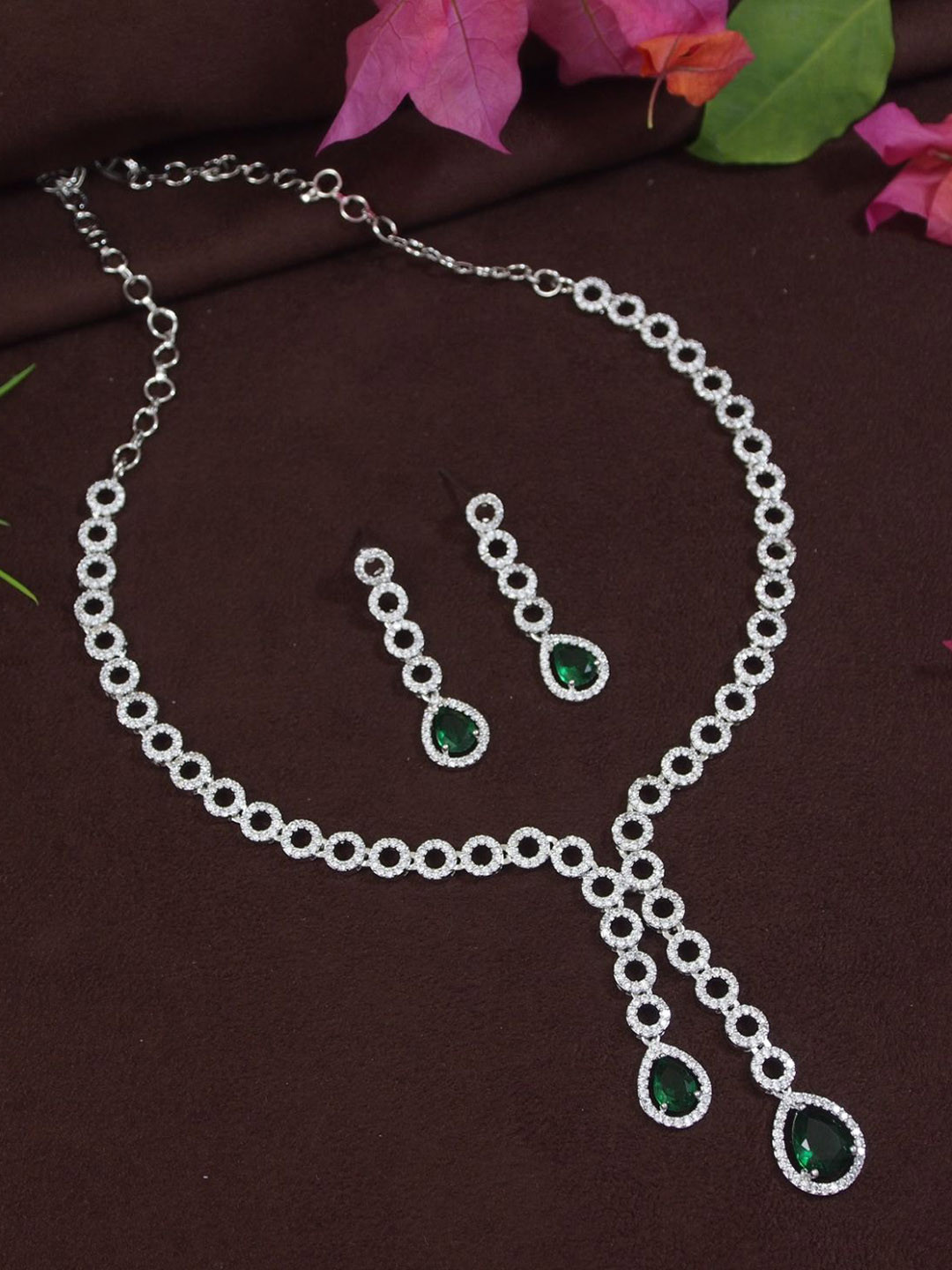 SGA FASHION Silver Plated Jewellary Set