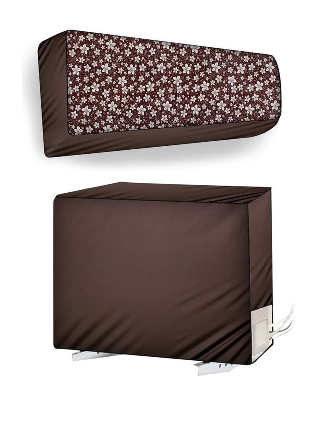 The Furnishing Tree Split AC Cover Set of Indoor and Outdoor Unit Used for 1 Ton Daikin FTKP35 Flor
