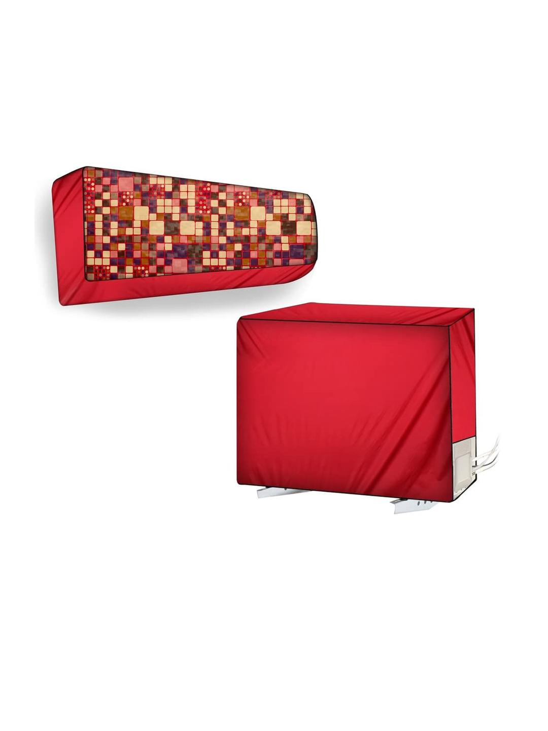 The Furnishing Tree Split AC Cover set of Indoor and Outdoor Unit used for 0.8 Ton Daikin FTL28 Abs