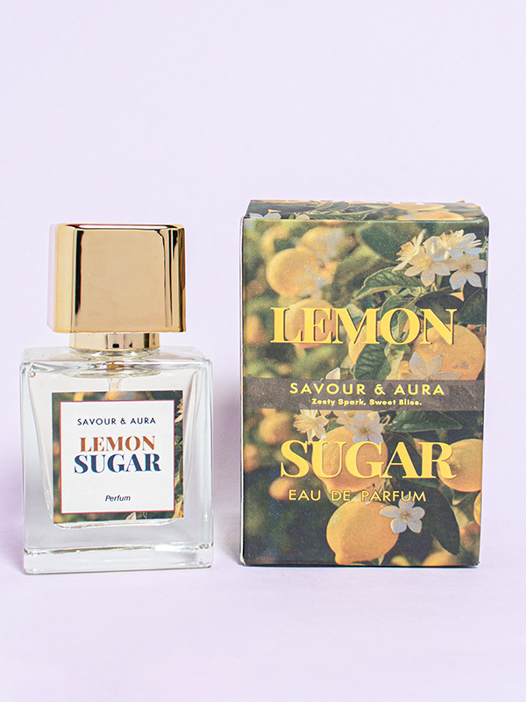 SAVOUR AND AURA Unisex Lemon Sugar Long Lasting Eau De Parfum - 50 ml