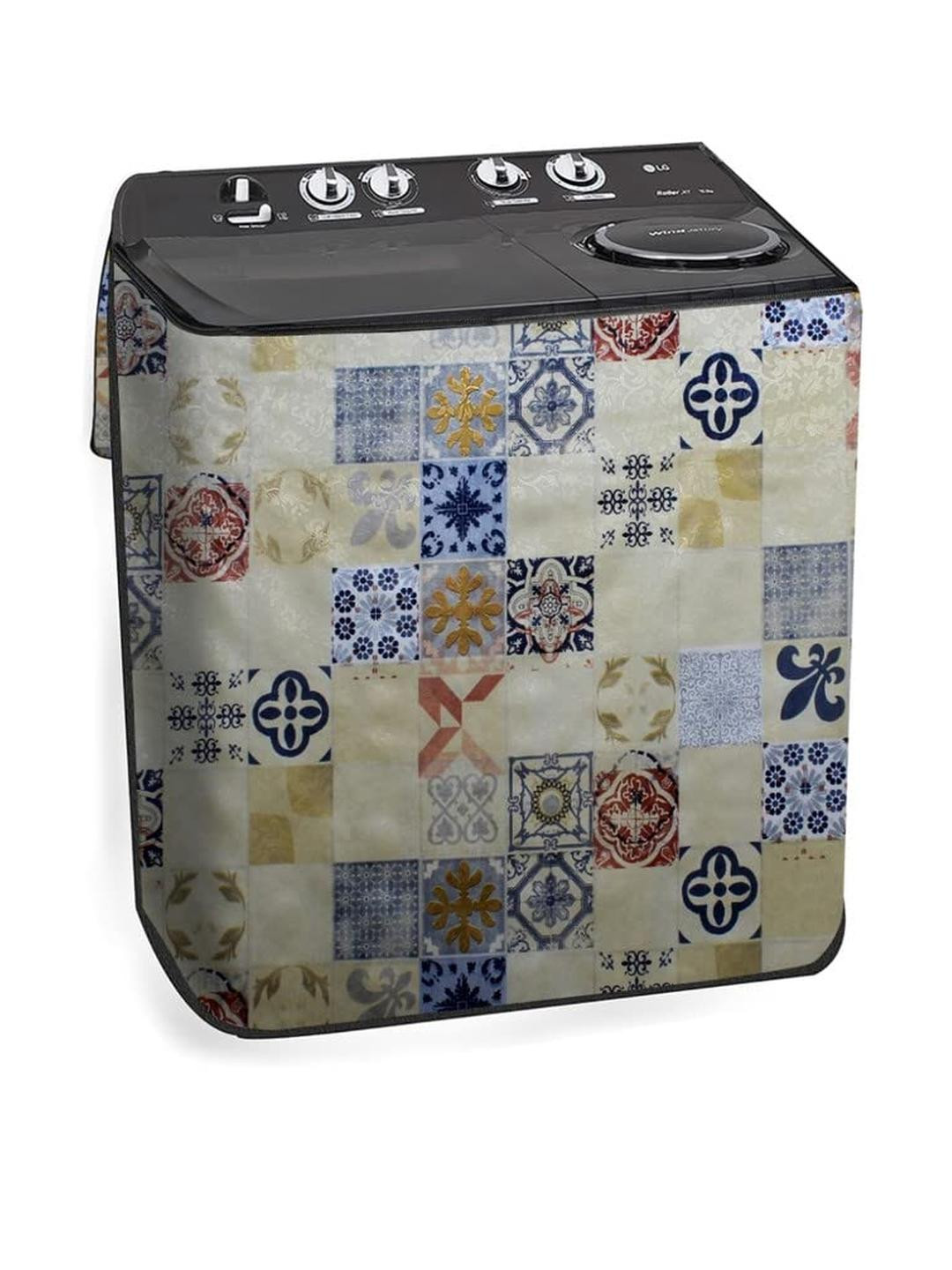 The Furnishing Tree Washing Machine Cover Compatible for Samsung 8 Kg Semi-Automatic Top Loading WT