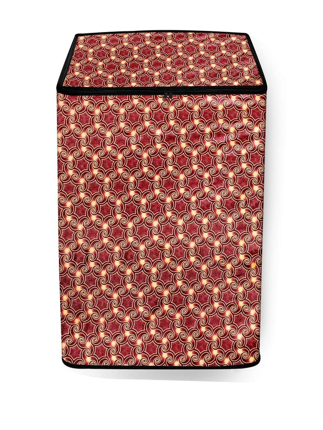 The Furnishing Tree Washing Machine Cover Packed Pattern Multicolor Compatible for Whirlpool 7.5 Kg