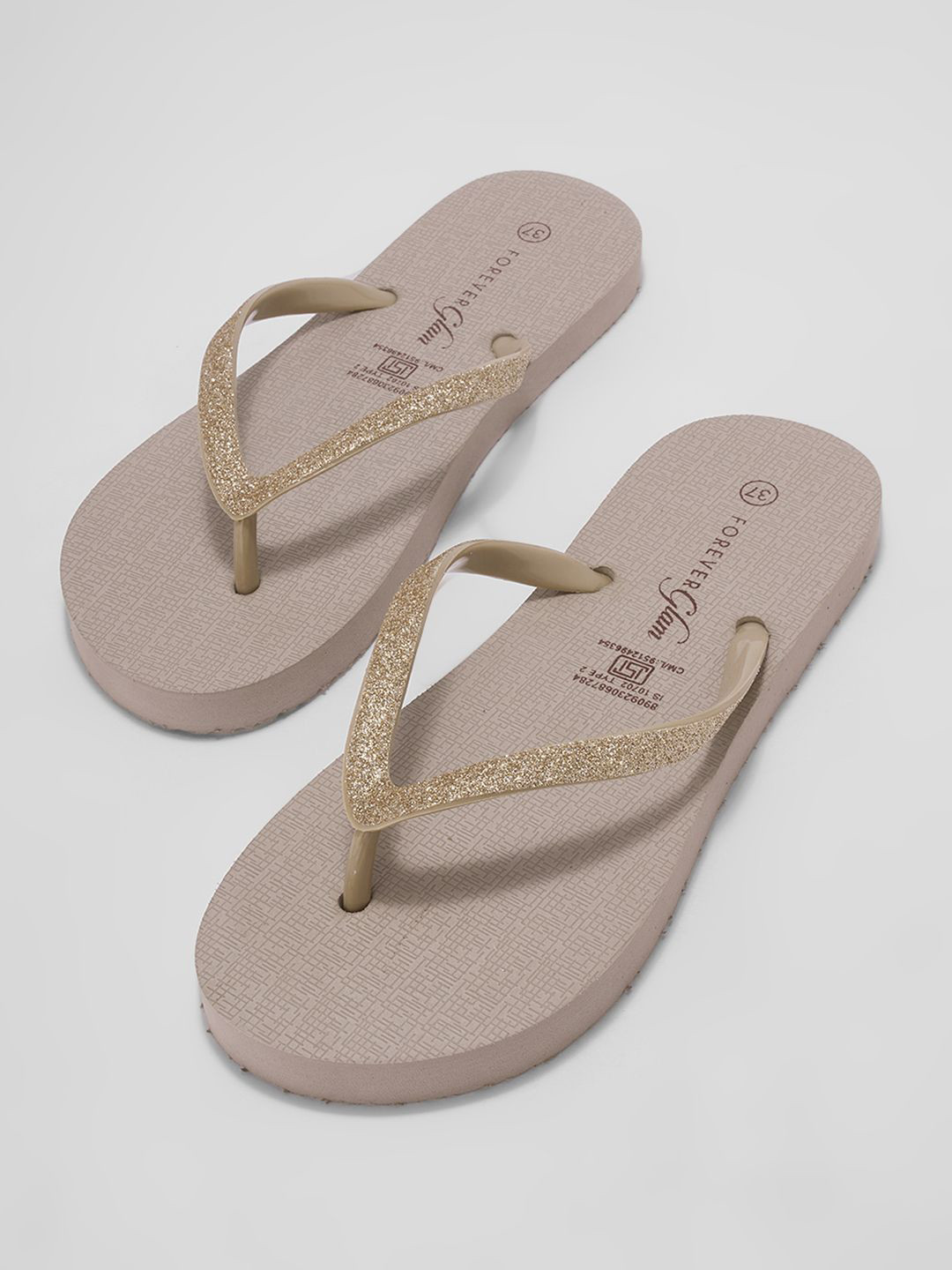 Forever Glam by Pantaloons Women Embellished Thong Flip-Flops