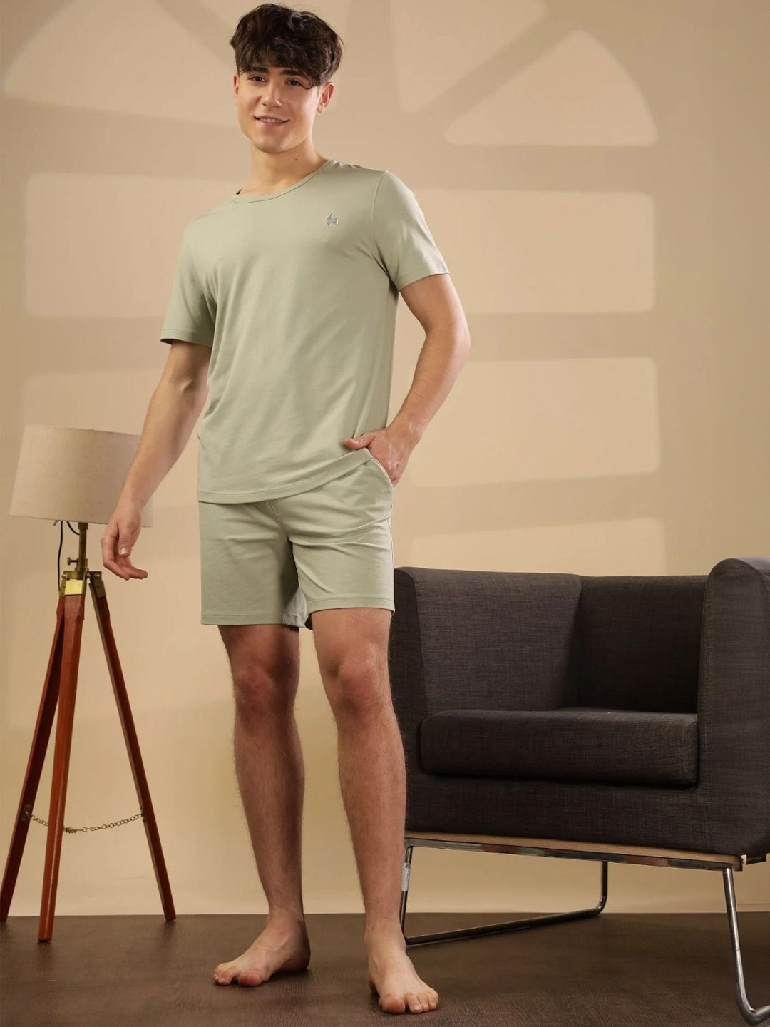 THIRD ELEMENT Men Mid-Rise Lounge Shorts