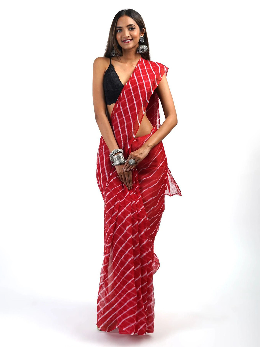 Kaizen TEXO FAB Leheriya Printed Daily Wear Saree