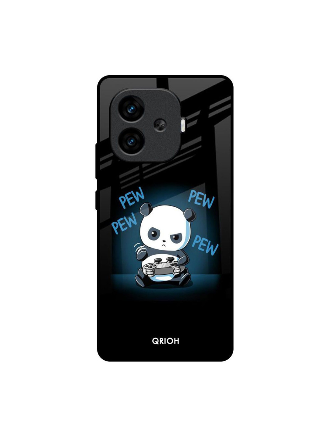 QRIOH Unisex iQOO Neo 10R 5G Cartoon Characters Shockproof Glass Back Case