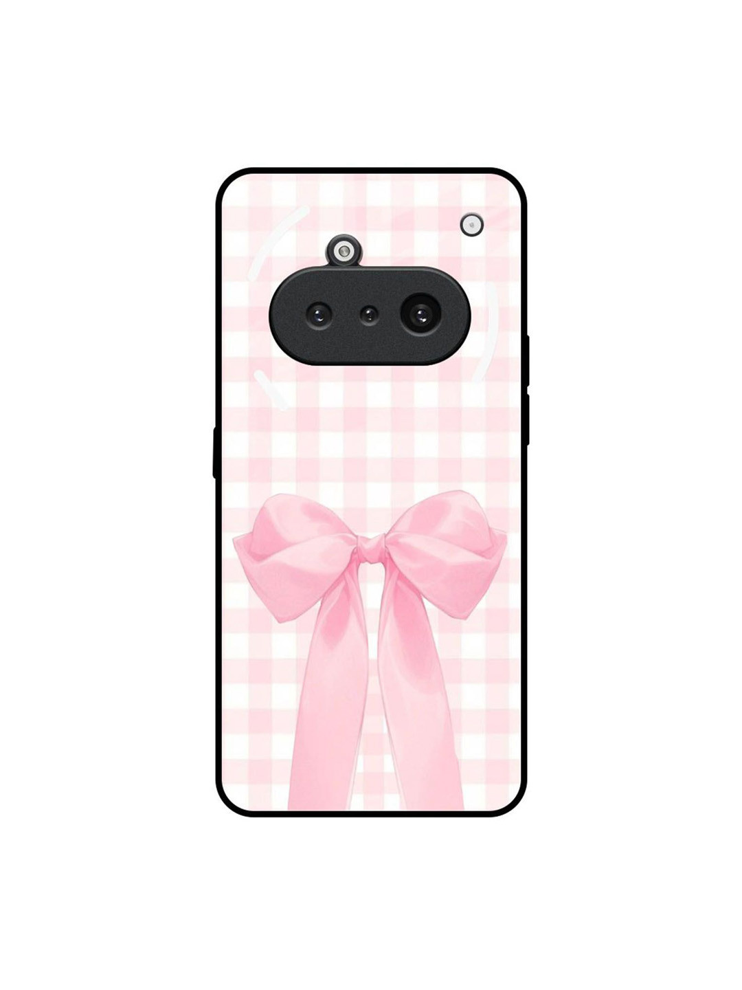 QRIOH Bowtique Charm Printed Nothing Phone 3a Back Case Mobile Accessories