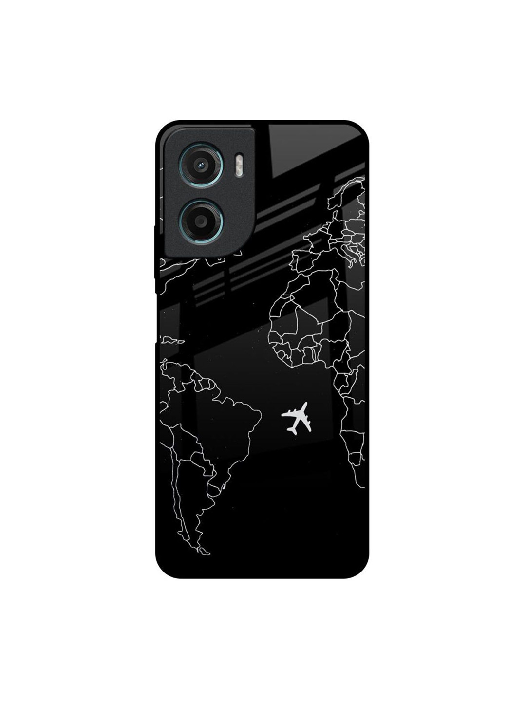 QRIOH Quirky Printed Glass Motorola G05 Mobile Back Case Cover