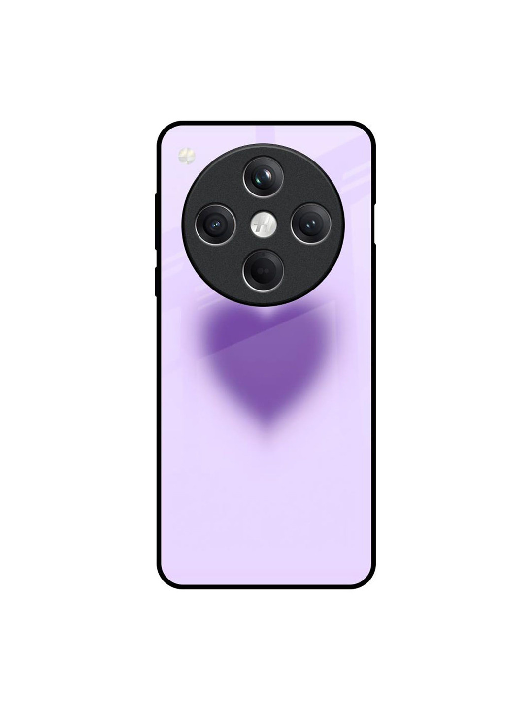QRIOH Printed Oppo Find X8 5G Violet Valentine Glass Back Case Mobile Accessories