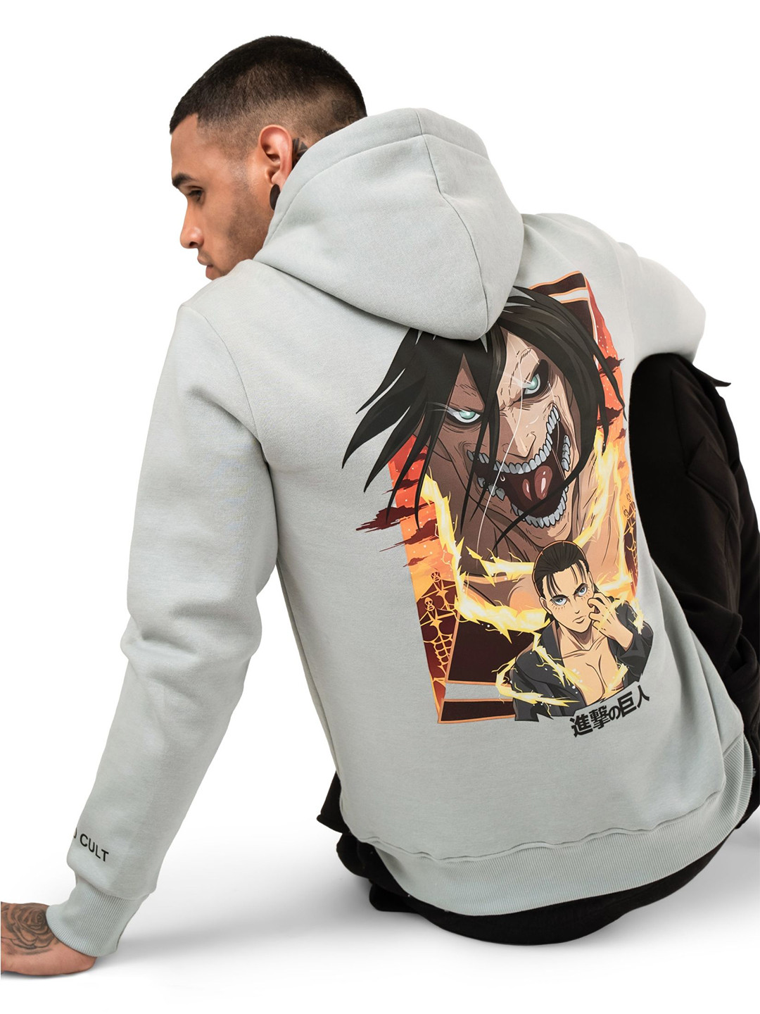 RHINO CULT EREN AOT Men Cotton Printed Sweatshirt