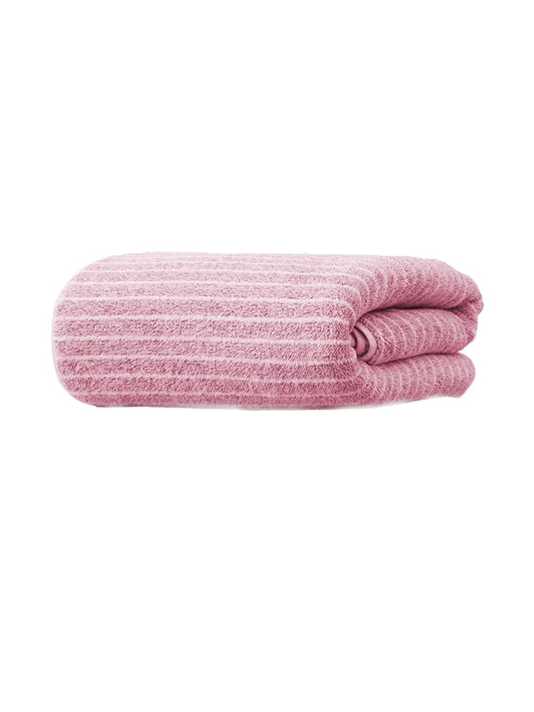Black Gold Pink Striped Quick Dry Hand Towel