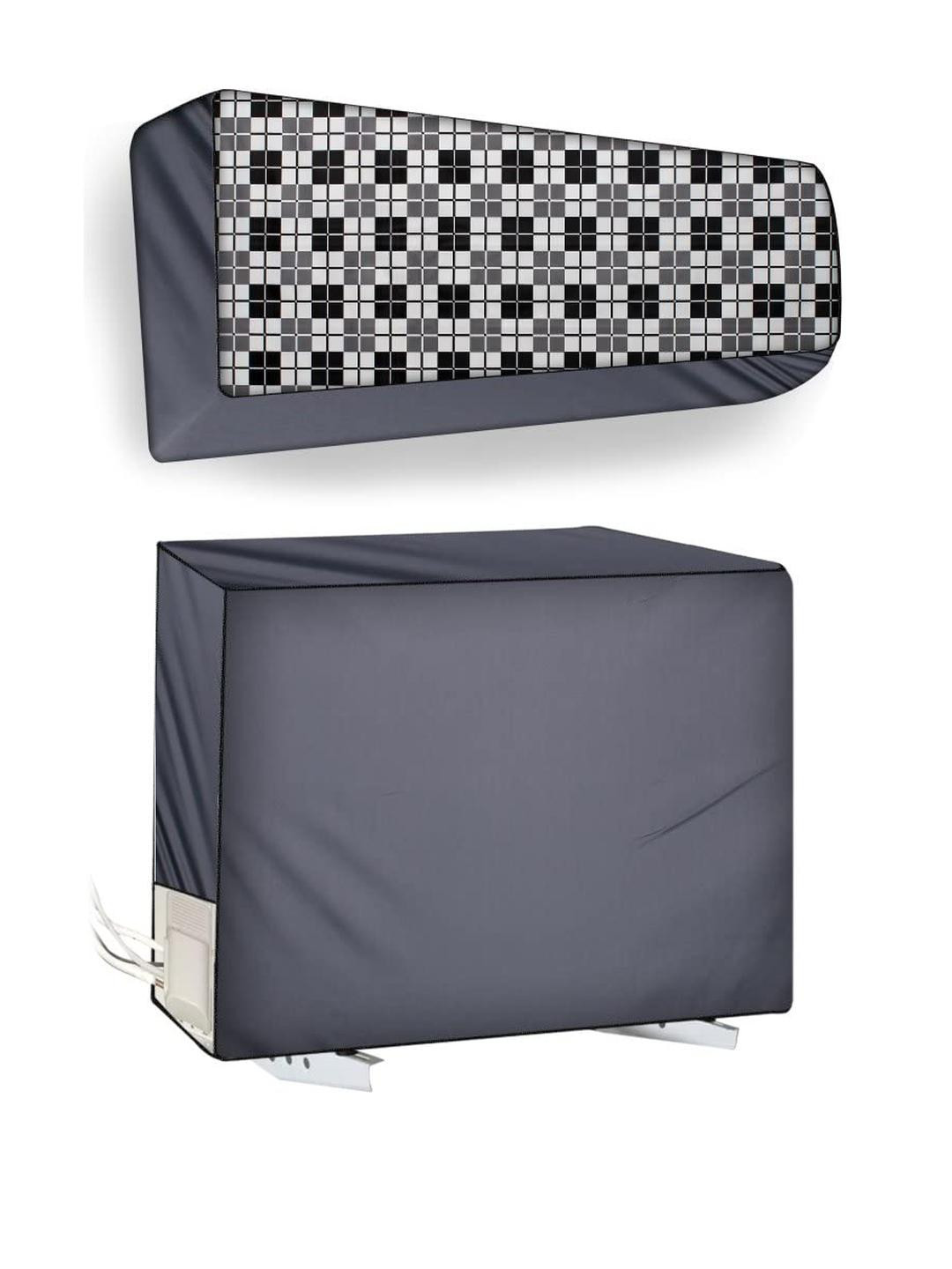 The Furnishing Tree Split AC Cover Set of Indoor & Outdoor Unit Used for 1 Ton Amazon Basics SOL12F