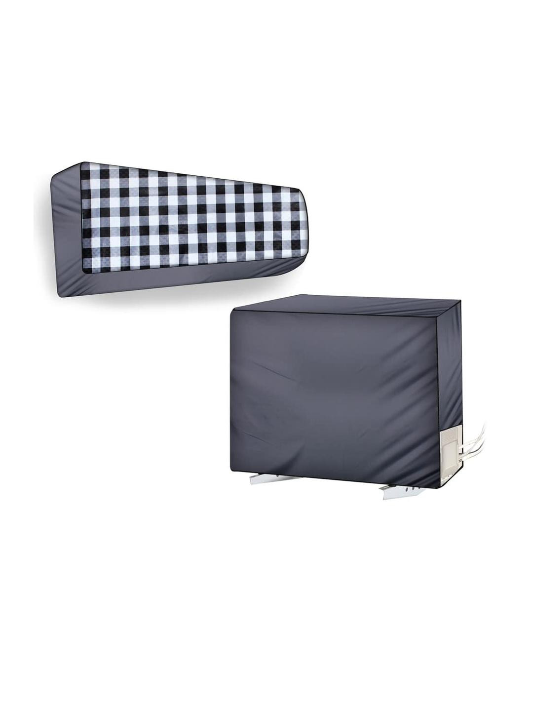 The Furnishing Tree Split AC Cover Set of Indoor and Outdoor Unit Used for 1 Ton LG PS-Q12YNXE1 Gin