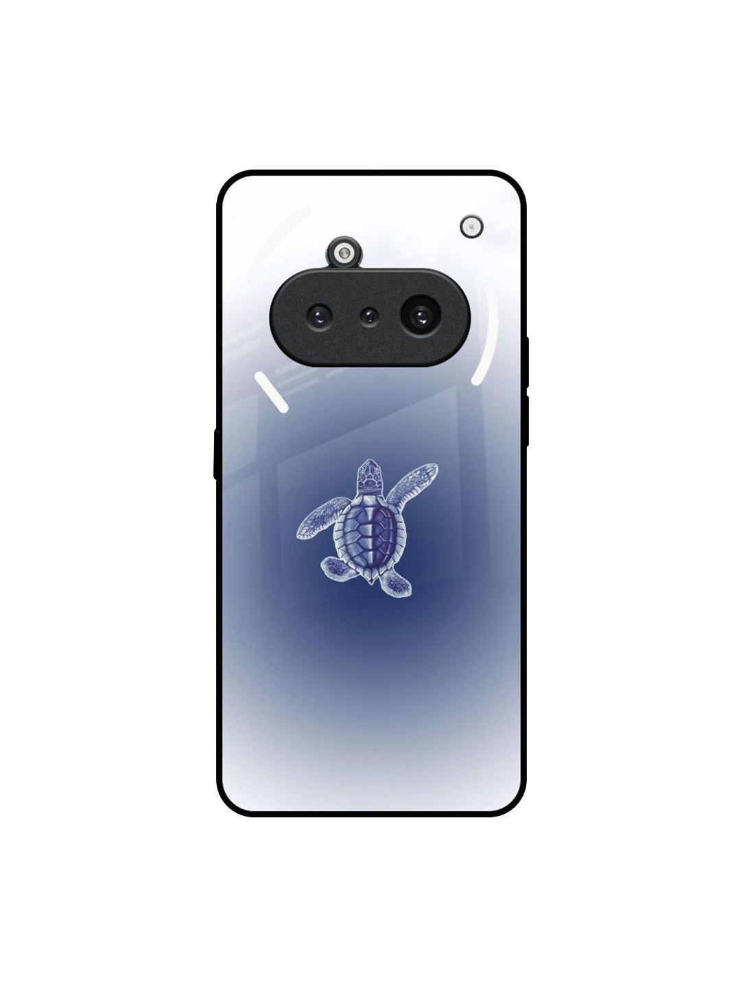 QRIOH Quirky Printed Glass Nothing Phone 3a Mobile Back Case Cover