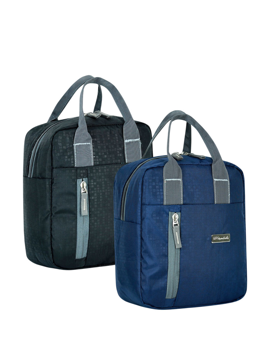 NFI essentials Pack Of 2 Solid Core Lunch Bag