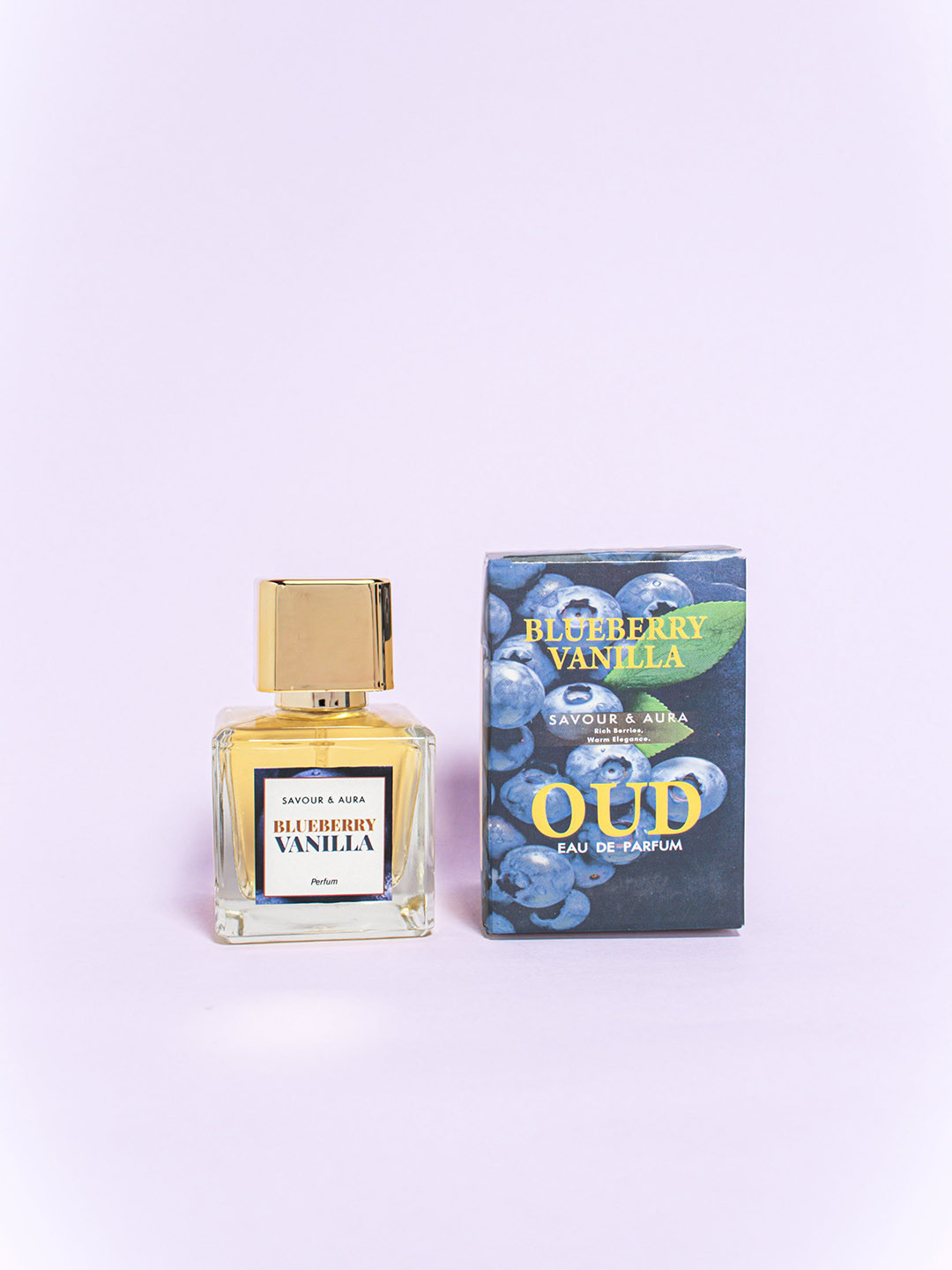 SAVOUR AND AURA Blueberry Vanilla Oud Long Lasting Eau De Parfum - 50 ml