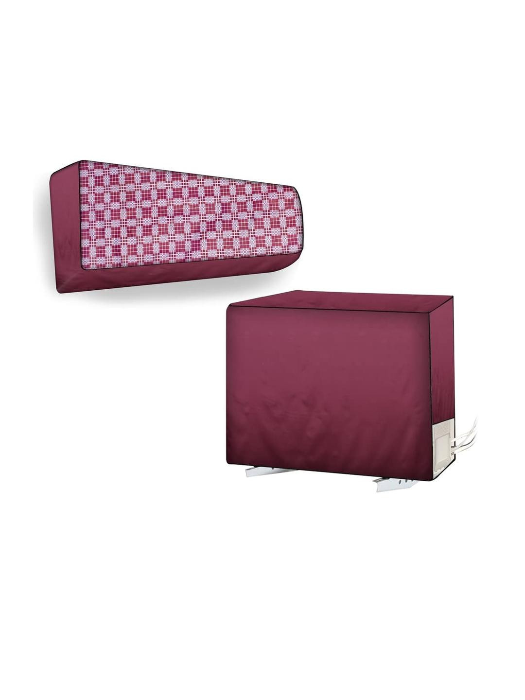 The Furnishing Tree Split AC Cover Set of Indoor and Outdoor Unit Used for 1.5 Ton Daikin MTKM50 Ch