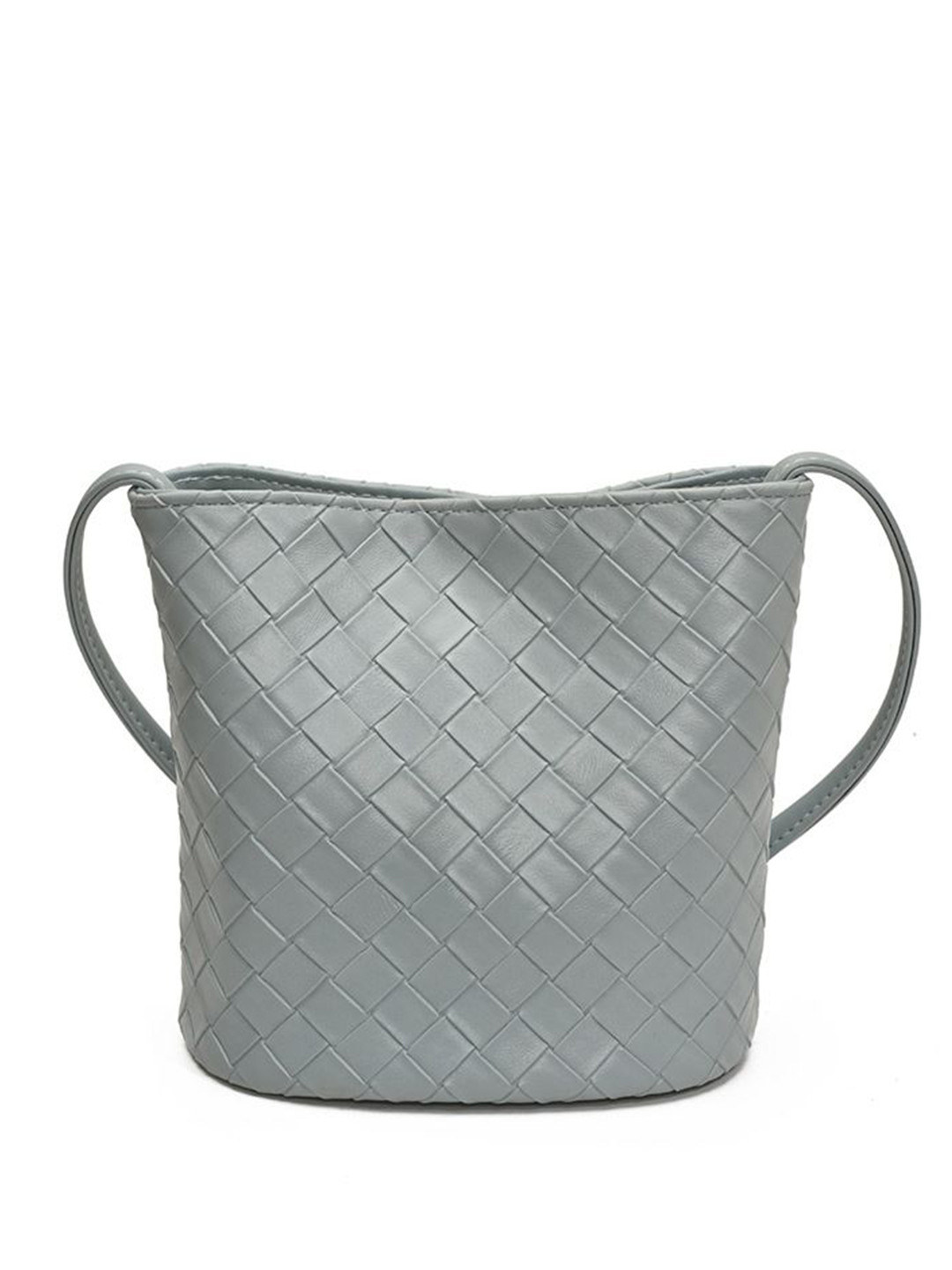 StyleCast x Revolte Geometric Textured Bucket Handheld Bag