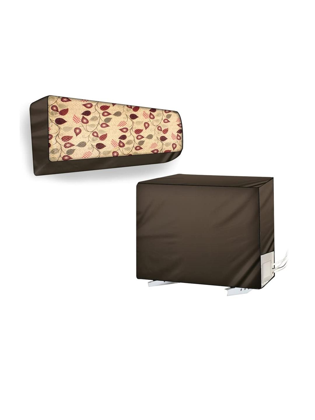 The Furnishing Tree Split AC Cover Set of Indoor and Outdoor Unit Used for 1 Ton LG PS-Q13YNZE Peta