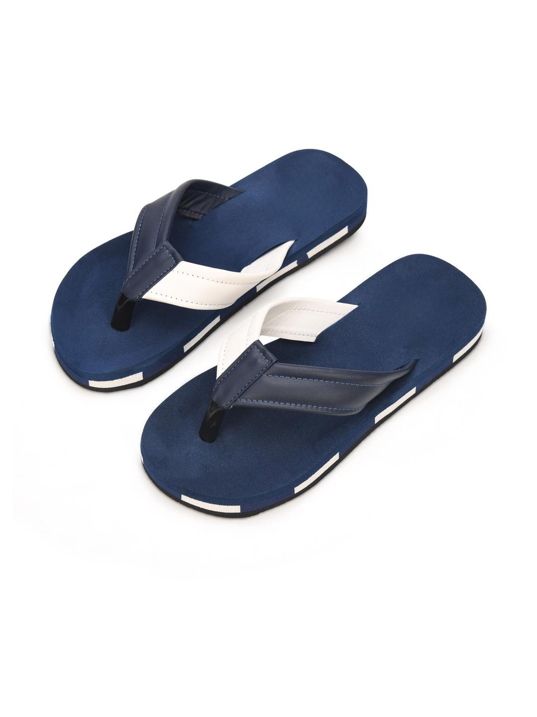 STEPHORN Women Blue Flip Flops