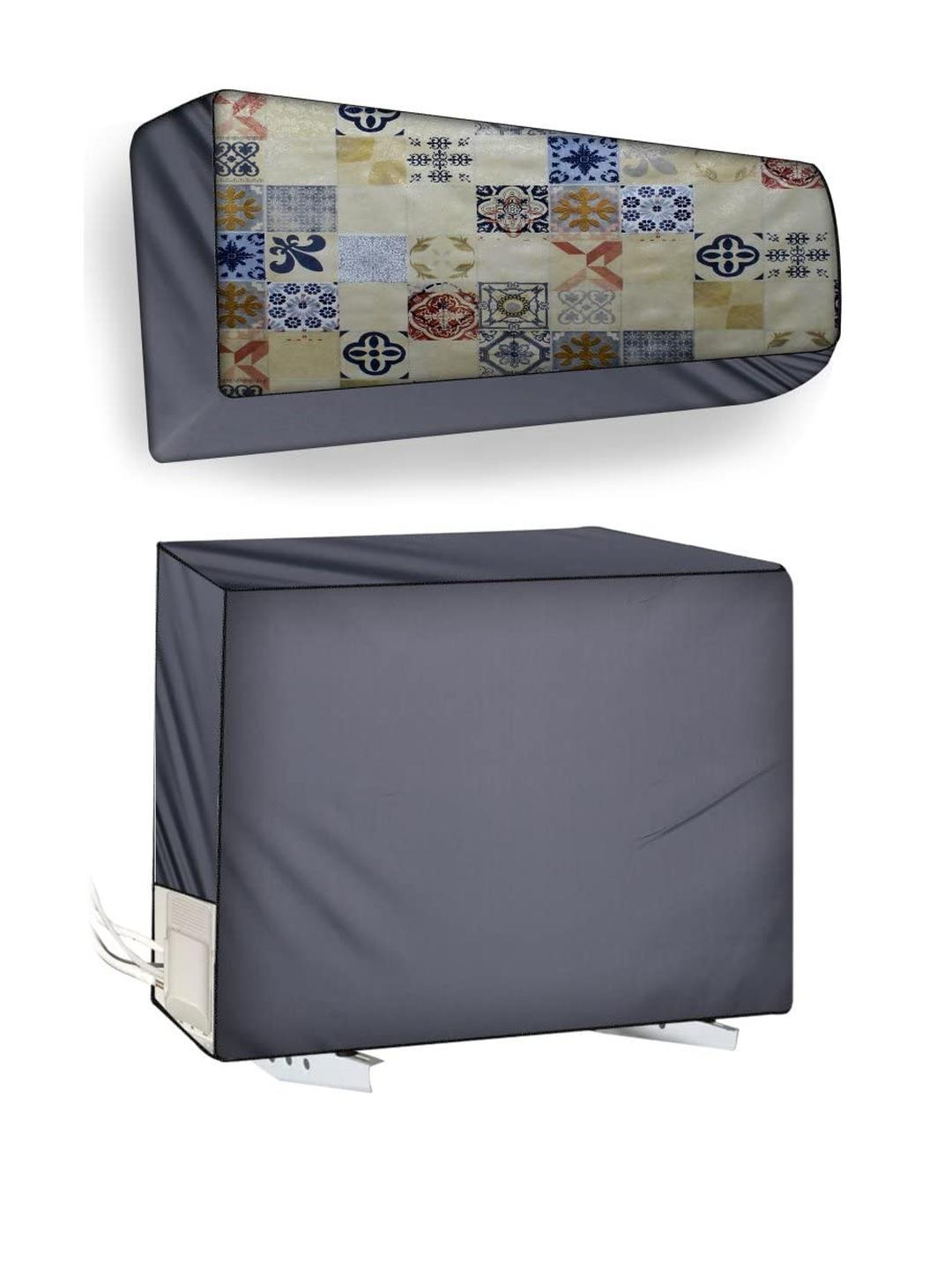 The Furnishing Tree Split AC Cover Set of Indoor and Outdoor Unit Used for 1 Ton Amazon Basics AB20