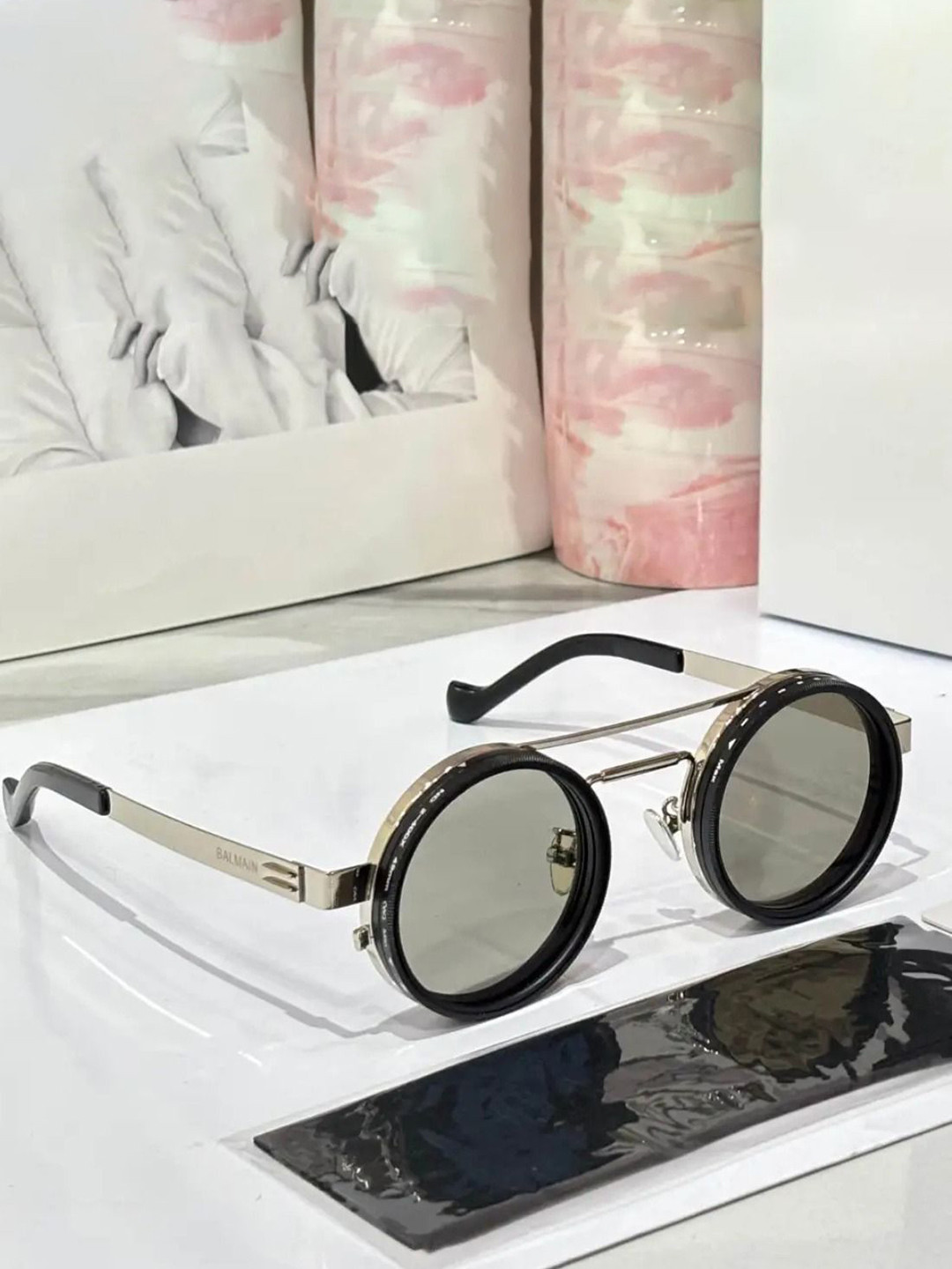 SPADEACES Unisex Sunglasses with Polarised and UV Protected Lens SpadeAces Aperture Silver