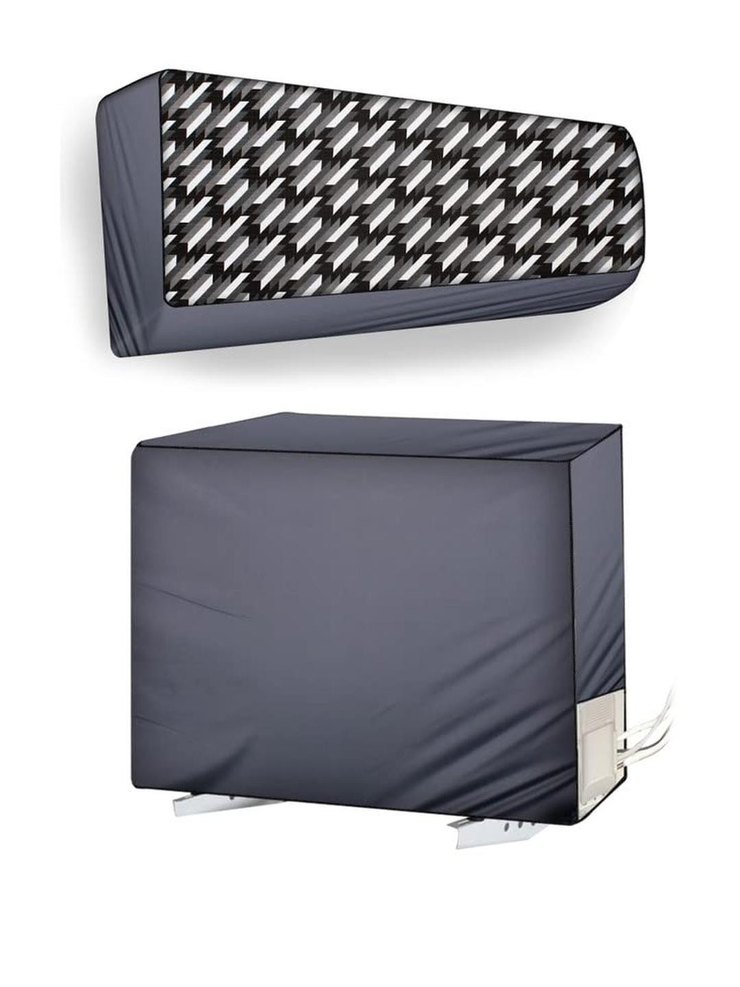 The Furnishing Tree Grey Printed Waterproof AC Cover