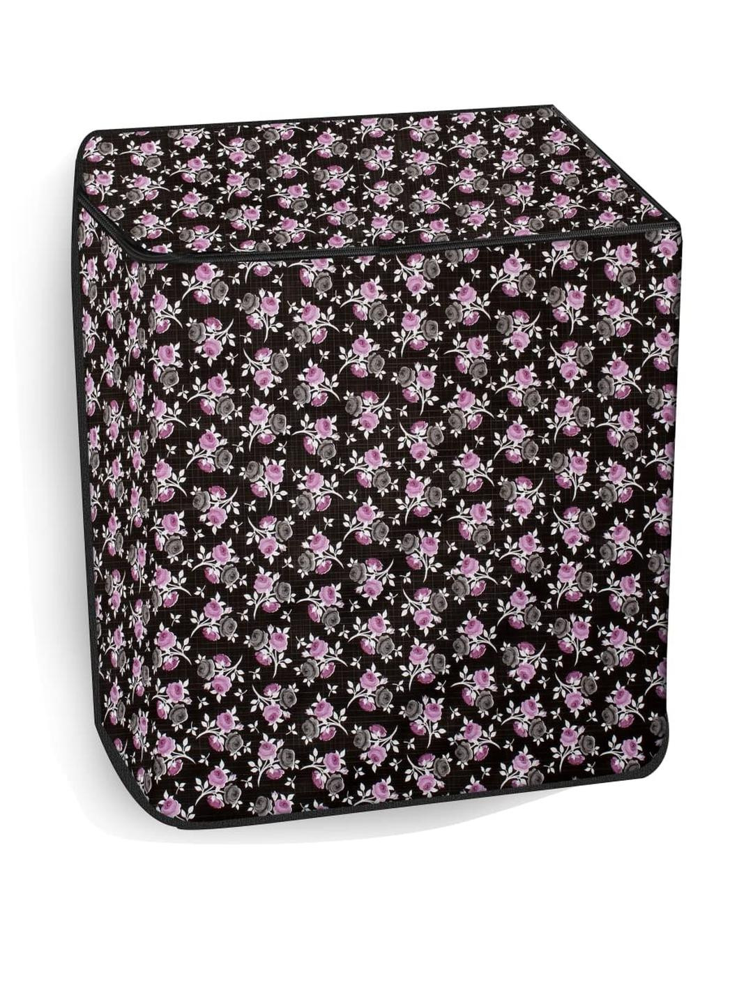 The Furnishing Tree Washing Machine Cover Floral Pattern Multicolor Compatible for Whirlpool 7.5Kg