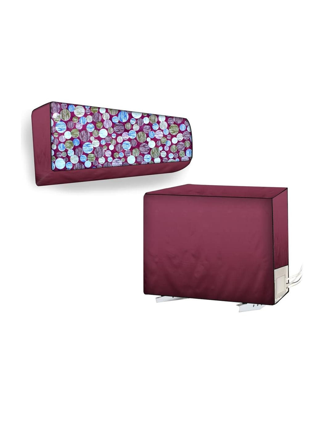 The Furnishing Tree Split AC Cover Set of Indoor and Outdoor Unit Used for 1.5 Ton Bluestar FLU Abs