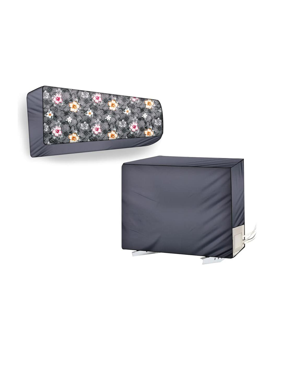 The Furnishing Tree Split AC Cover Set of Indoor and Outdoor Units Used for 1.5 Ton Bluestar SAFU F