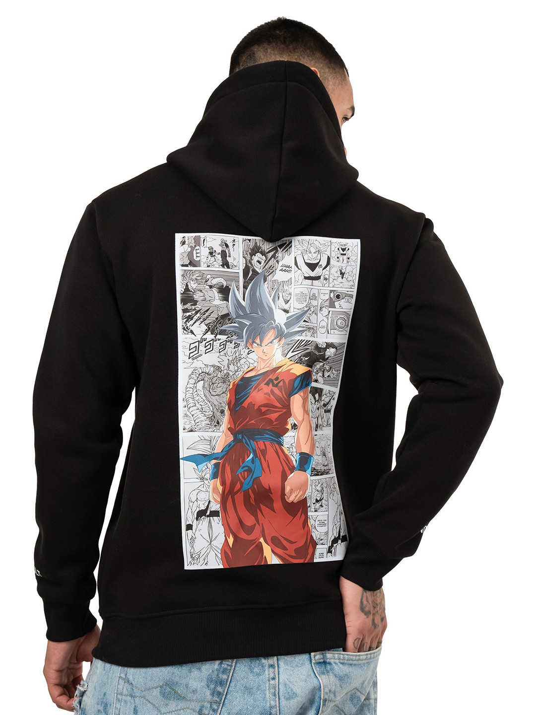 RHINO CULT Son Goku Men Embroidered Cotton Sweatshirt