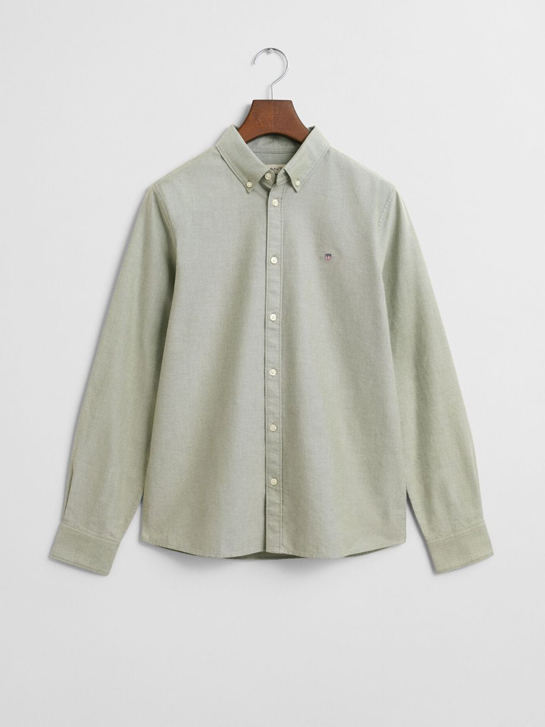 GANT Core Boys Button-Down Collar Long Sleeves Organic Cotton Shirt
