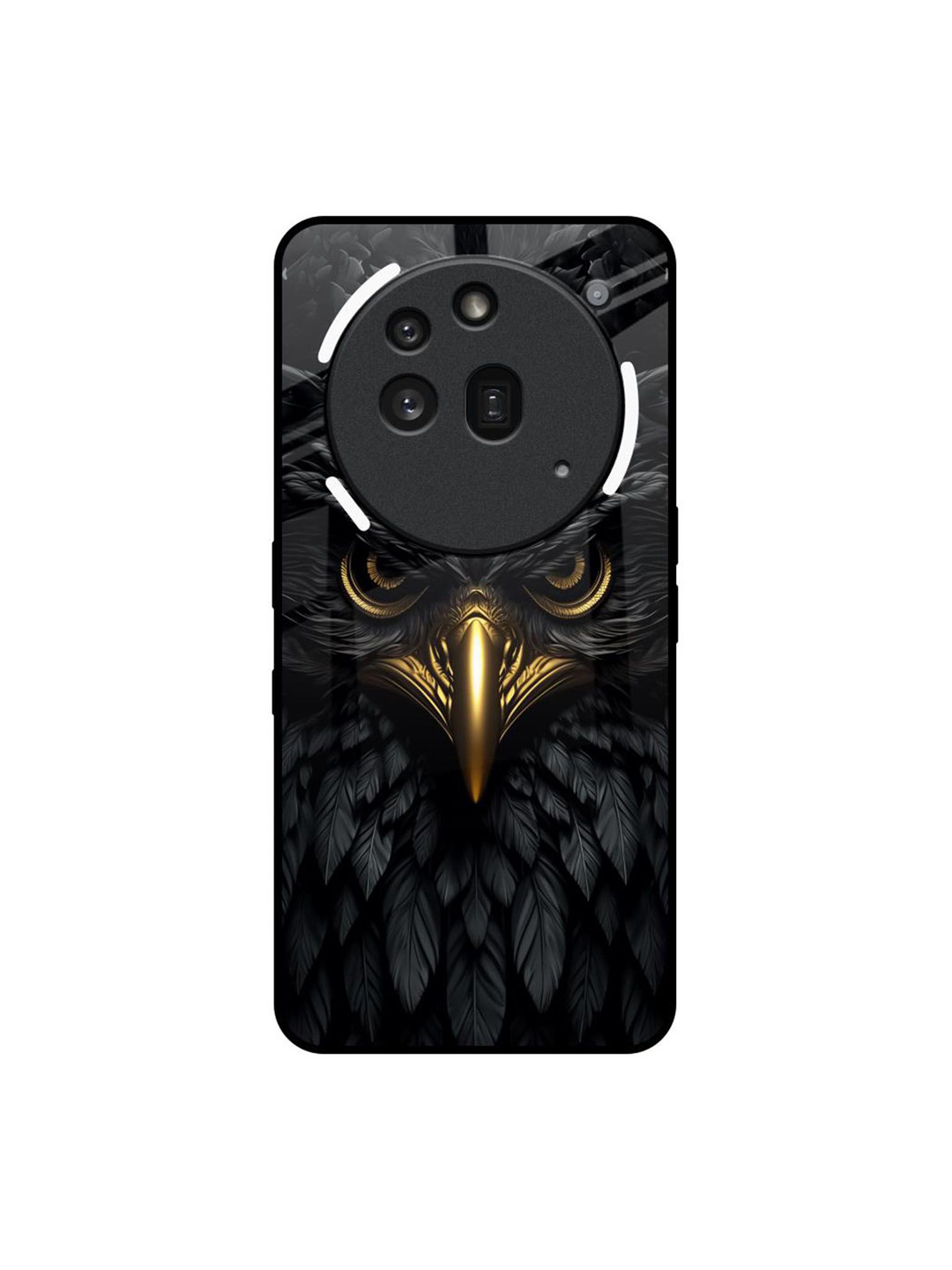 QRIOH Unisex Quirky Printed Nothing Phone 3a Pro Shockproof Glass Case Mobile Accessories
