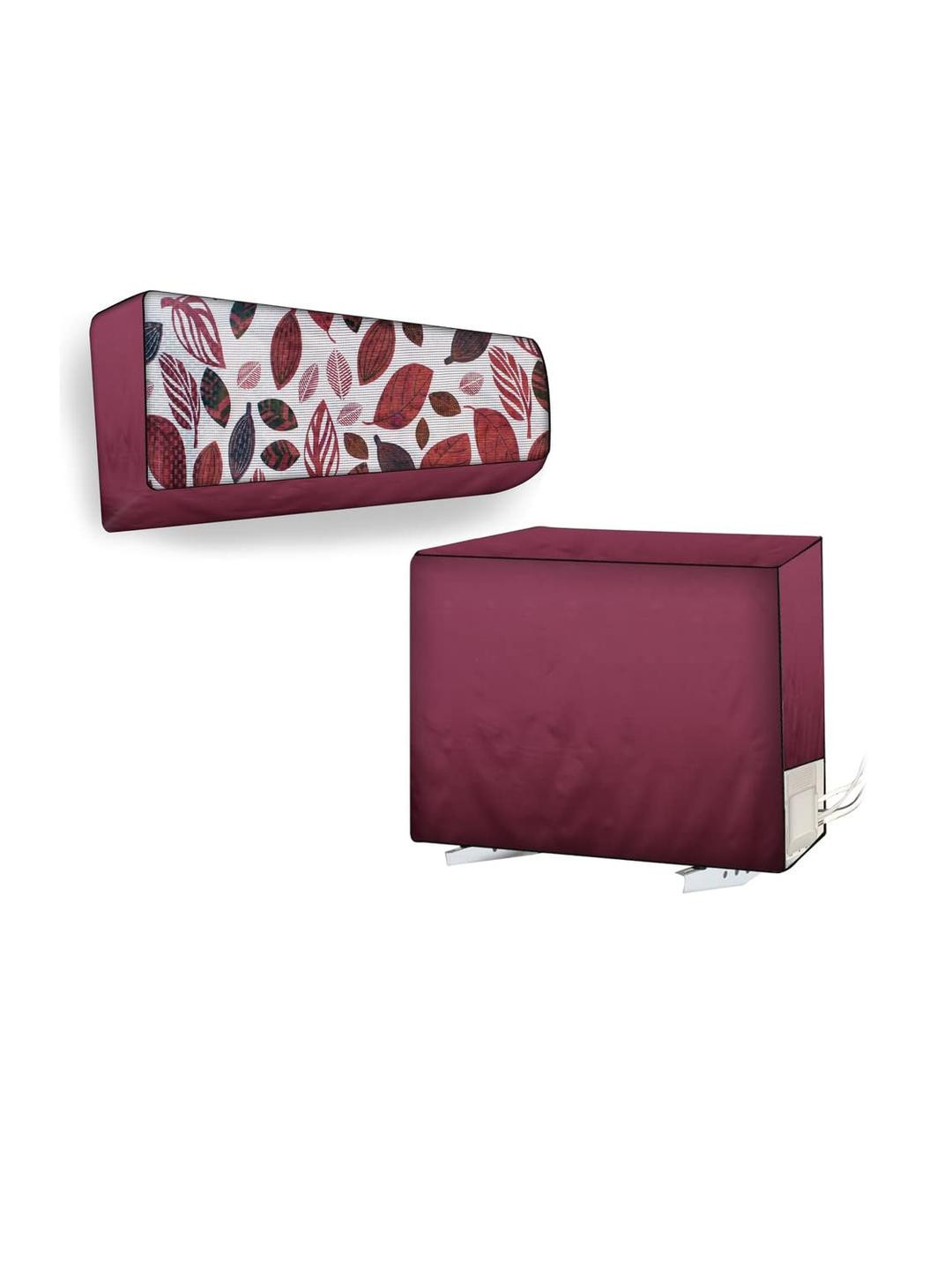The Furnishing Tree Split AC Cover Set of Indoor and Outdoor Unit Used for 1 Ton LG PS-Q13SWZF Ditz