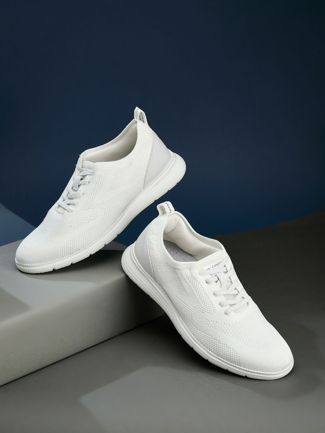 Campus Men PLUNGE Lace-Up Walking Non-Marking Shoes