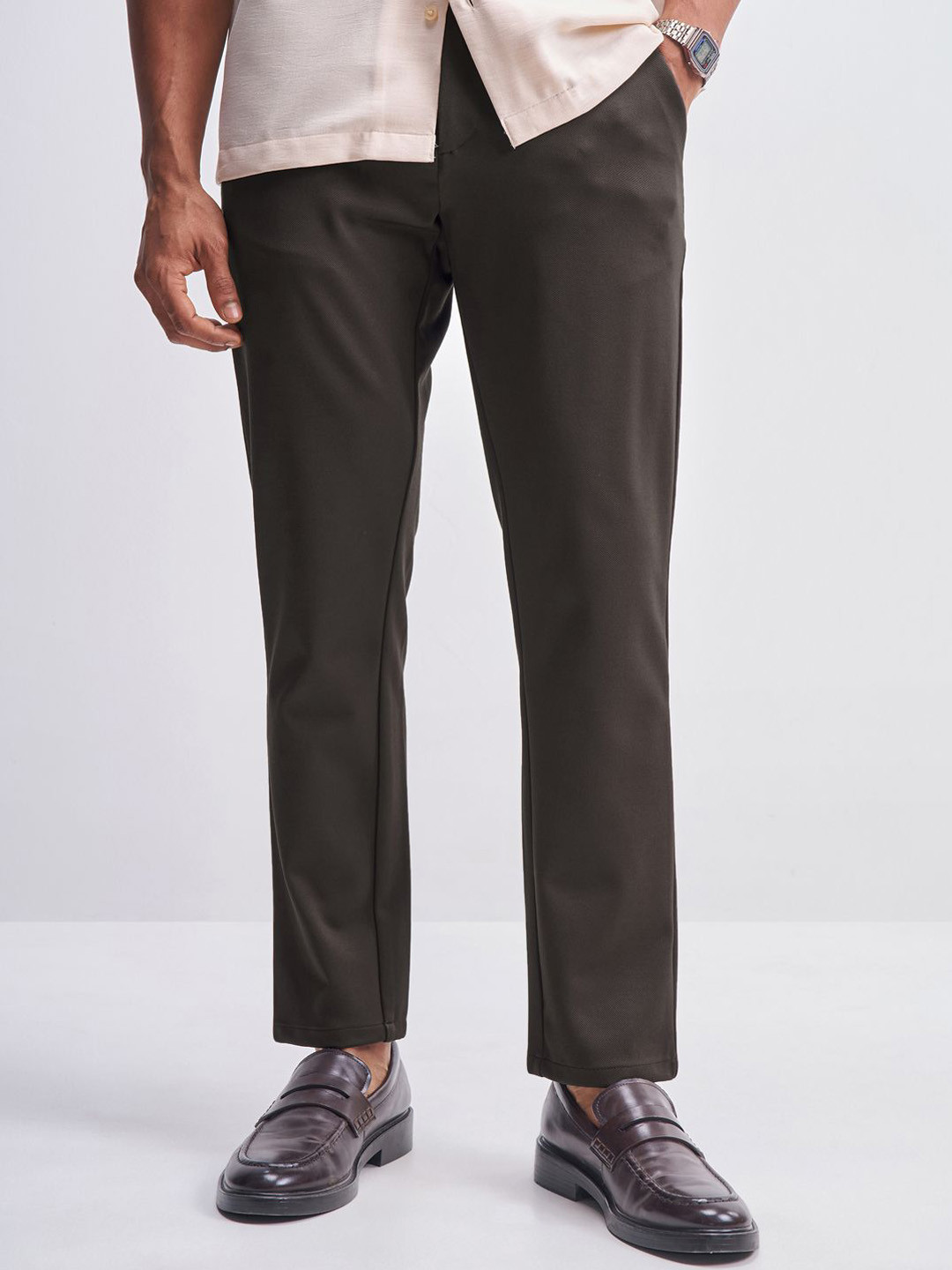 HIGHLANDER Men Slim Fit Trousers