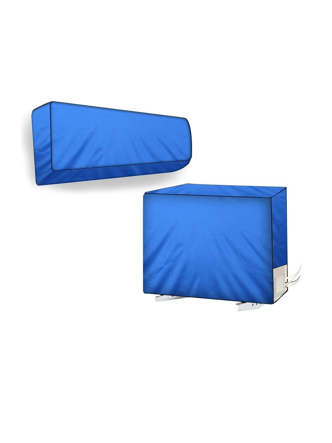 The Furnishing Tree Split AC Cover for Indoor and Outdoor units of 2 Ton waterproof Royal Blue Colo