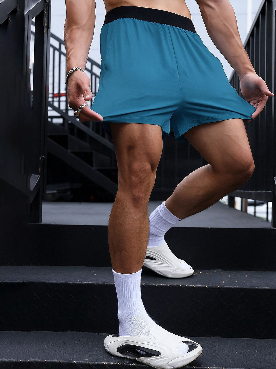 culish Men Rapid-Dry Printed Regular Fit Shorts